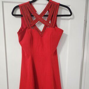 a. drea red dress